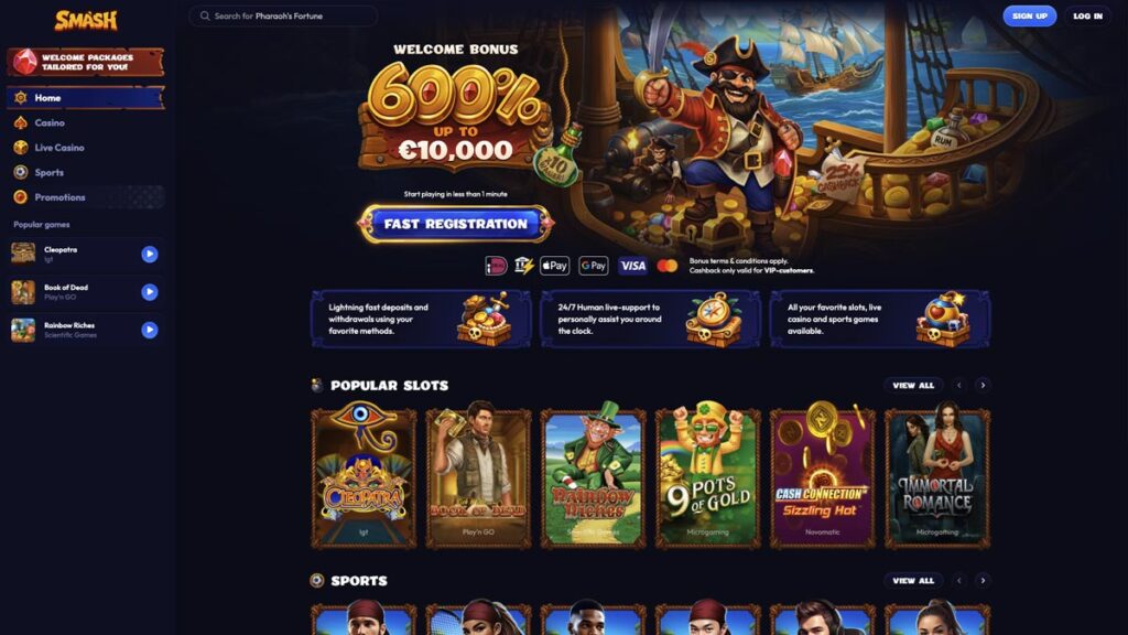 belgisch casino van smash